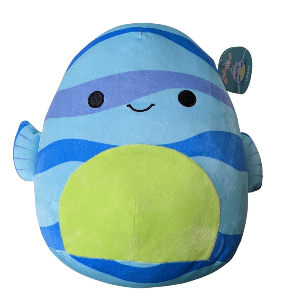 Squishmallow Leland The Fish NWT 14"